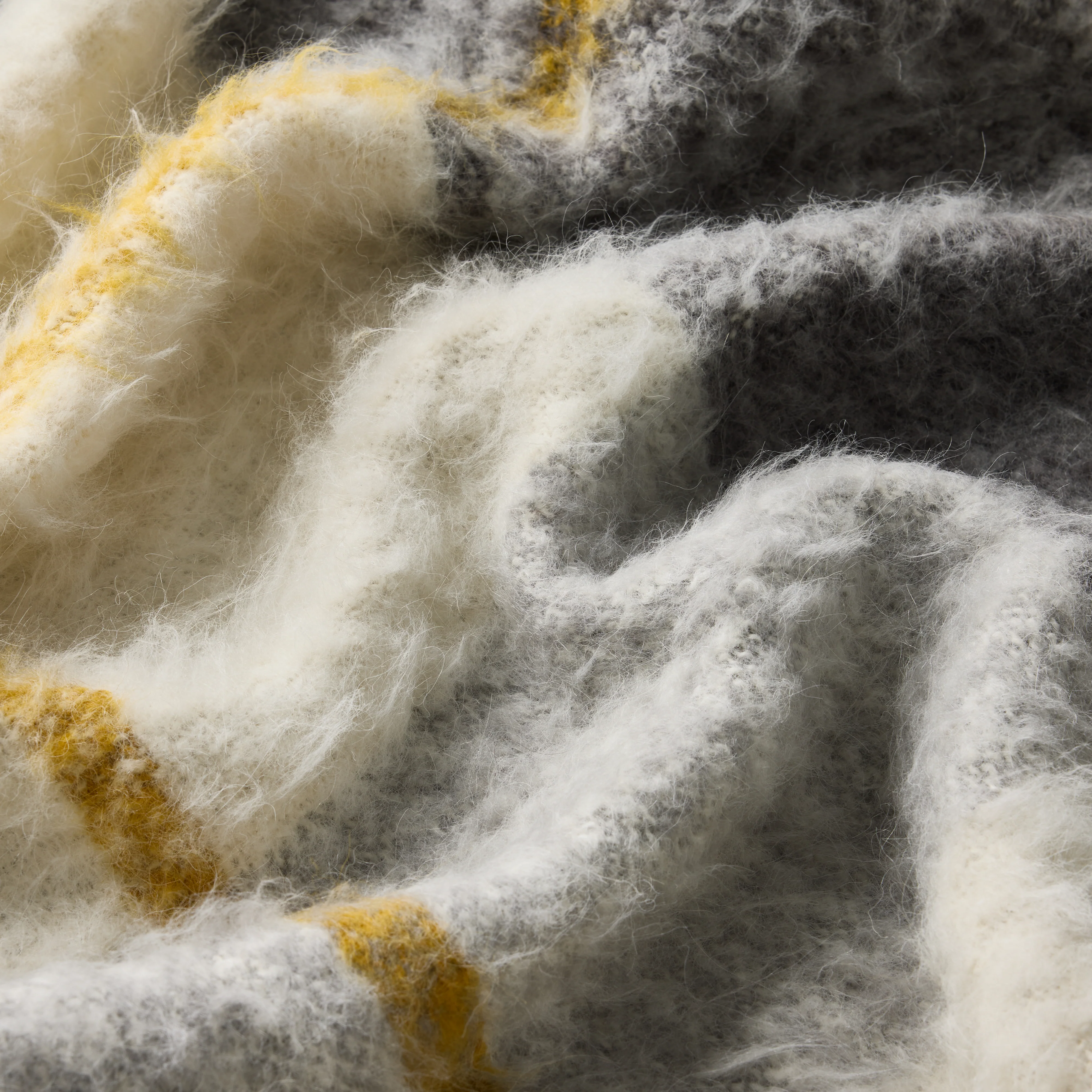 Weave Throw in Charcoal